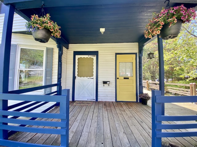view of deck