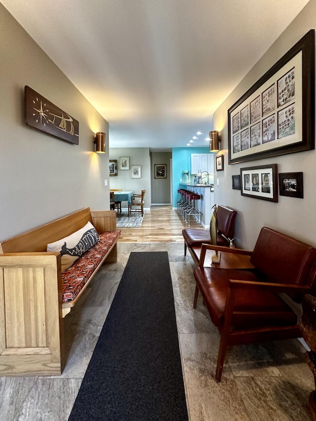 68 Robbins St, Robbinston, ME 04671 - living area featuring wood finished floors