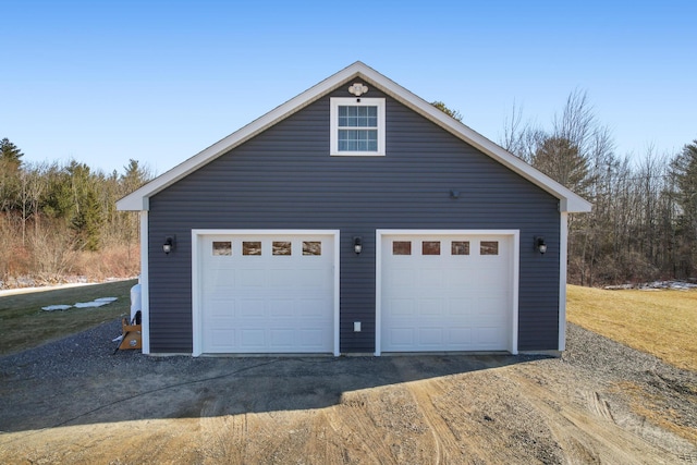 63 Grandview Dr, Newport, ME 04953 - view of detached garage