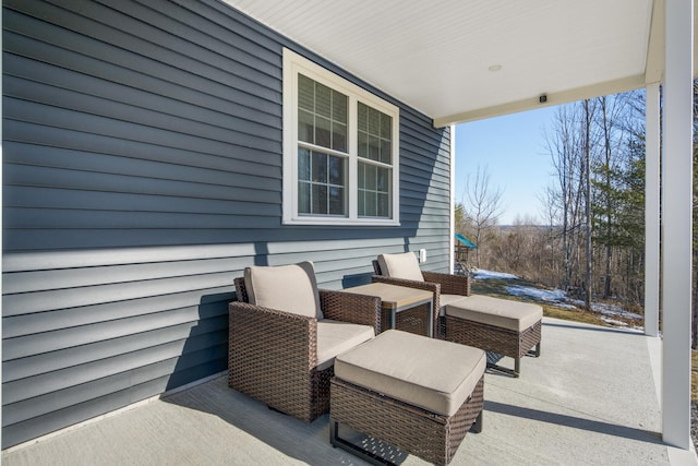 63 Grandview Dr, Newport, ME 04953 - view of patio / terrace