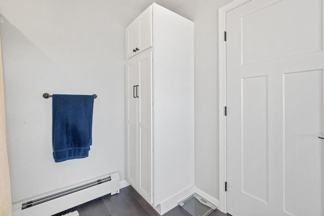 63 Grandview Dr, Newport, ME 04953 - interior space featuring baseboards and a baseboard radiator