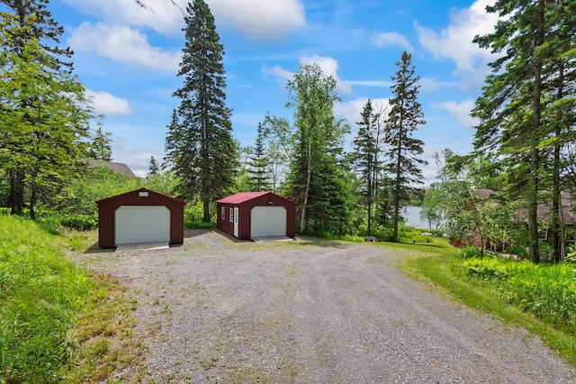 62 Hernborg Rd, Rangeley, ME 04970 - view of detached garage