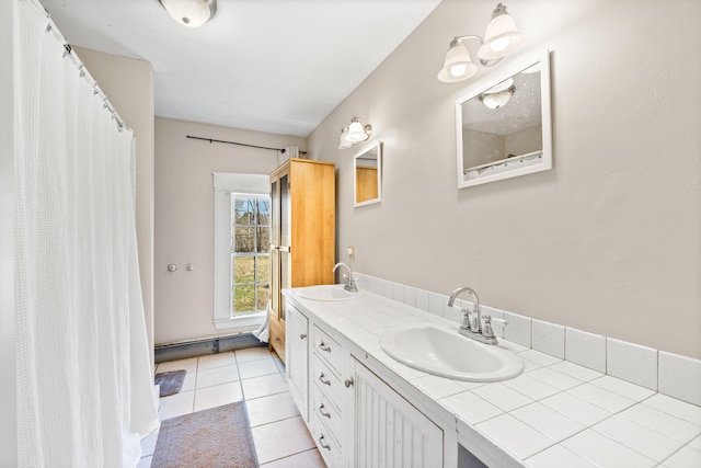 30 Joy Valley Rd, Buxton, ME 04093 - full bathroom with tile patterned flooring and double vanity