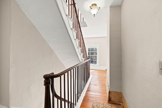 30 Joy Valley Rd, Buxton, ME 04093 - staircase with wood-type flooring