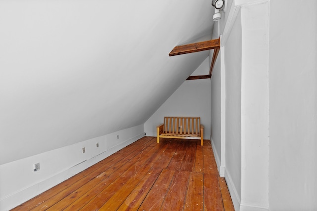 30 Joy Valley Rd, Buxton, ME 04093 - bonus room with hardwood / wood-style floors and lofted ceiling
