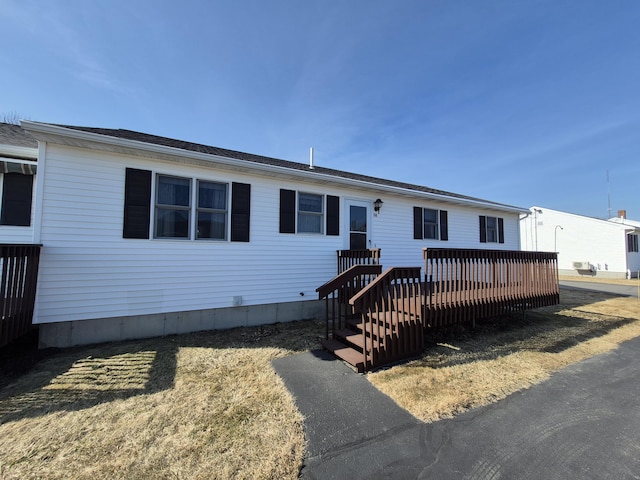 view of manufactured / mobile home