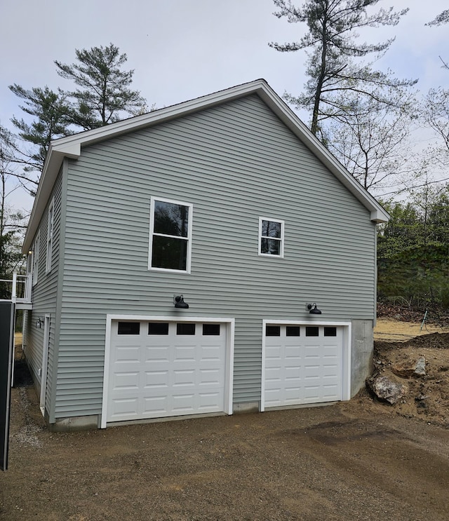 310 Emery Mills Rd, Shapleigh, ME 04076 - view of side of property featuring a detached garage