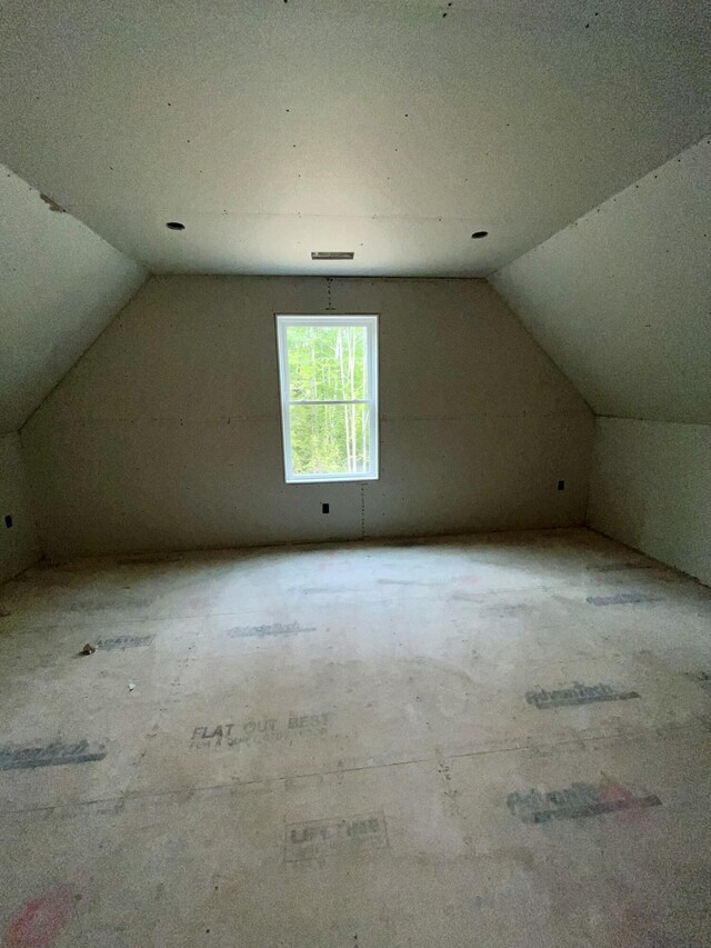 43 Heritage Dr, Berwick, ME 03901 - bonus room featuring lofted ceiling