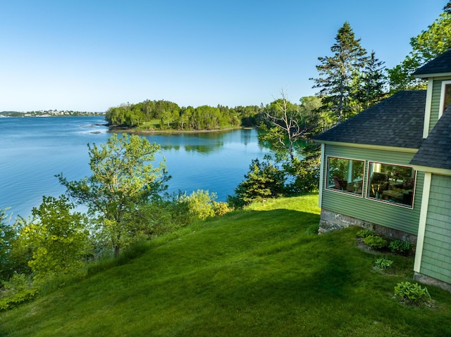 property view of water