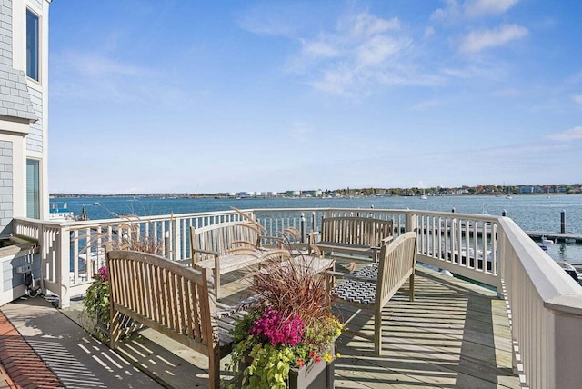 105 Chandlers Wharf Unit 105, Portland, ME 04101 - balcony with a deck with water view