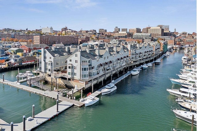 105 Chandlers Wharf Unit 105, Portland, ME 04101 - view of urban area featuring a nearby body of water