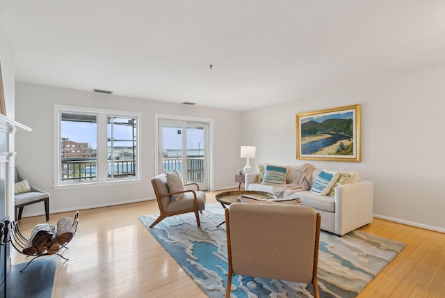 105 Chandlers Wharf Unit 105, Portland, ME 04101 - living area featuring wood finished floors and baseboards