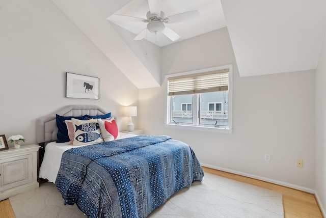105 Chandlers Wharf Unit 105, Portland, ME 04101 - bedroom featuring wood finished floors, baseboards, and a ceiling fan