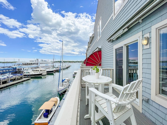 105 Chandlers Wharf Unit 105, Portland, ME 04101 - dock area featuring a water view