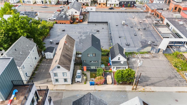 drone / aerial view featuring a residential view