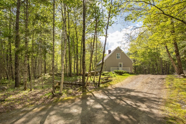 10 Trues Rd, Lincolnville, ME 04849 - view of front of property featuring driveway