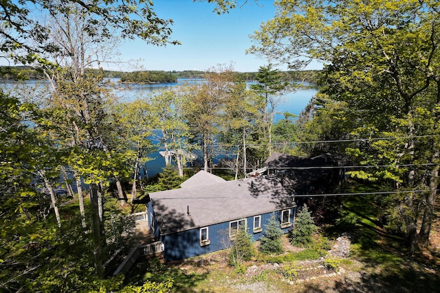 29 Good Day Dr, South Bristol, ME 04568 - aerial view of property and surrounding area featuring a nearby body of water