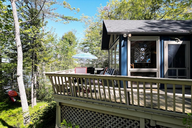 29 Good Day Dr, South Bristol, ME 04568 - view of deck