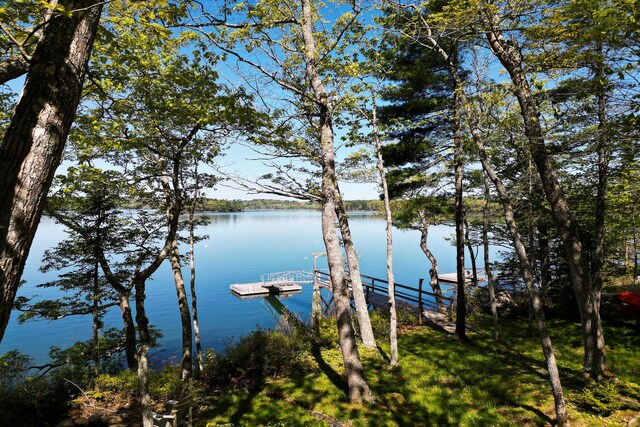 29 Good Day Dr, South Bristol, ME 04568 - water view with a floating dock