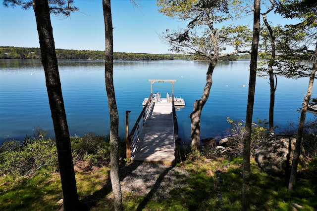 29 Good Day Dr, South Bristol, ME 04568 - dock area featuring a water view