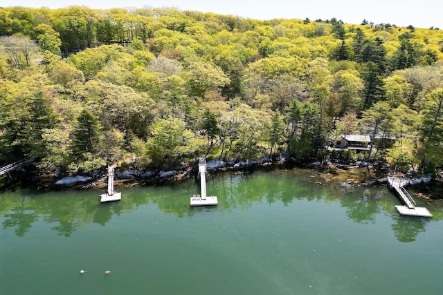 29 Good Day Dr, South Bristol, ME 04568 - aerial view of property and surrounding area featuring a forest and a large body of water