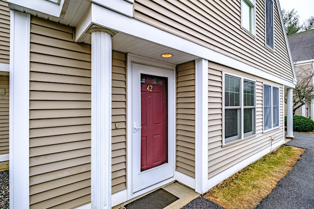 view of entrance to property