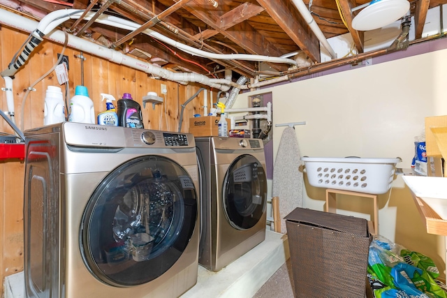 11 Elm Dr, York, ME 03909 - laundry area with washer and dryer and laundry area