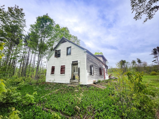 211 Pleasant River Rd, Milo, ME 04463 - view of back of property
