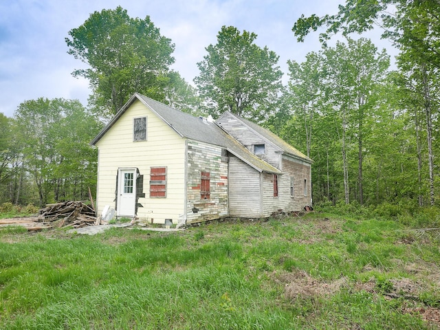 211 Pleasant River Rd, Milo, ME 04463 - view of back of property