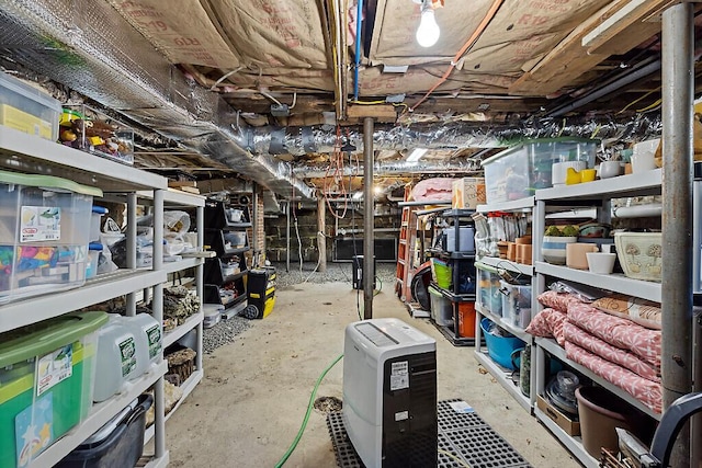 view of storage room