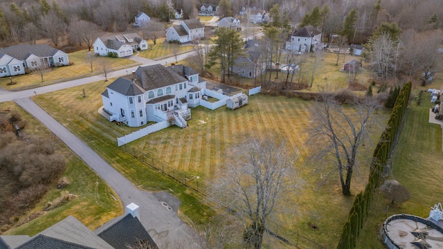 16 Ocean Greens Dr, Saco, ME 04072 - aerial view with a residential view