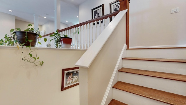 16 Ocean Greens Dr, Saco, ME 04072 - stairs with recessed lighting
