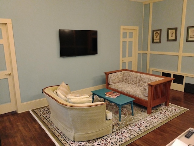 6 School St, Lubec, ME 04652 - living room with wood finished floors and baseboards