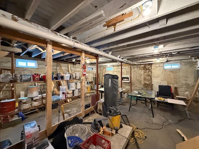 6 School St, Lubec, ME 04652 - view of basement