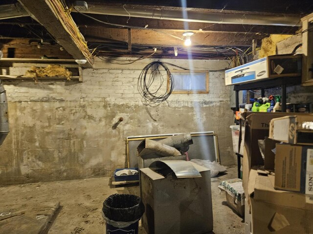 68 Boothby St, Augusta, ME 04330 - view of unfinished below grade area