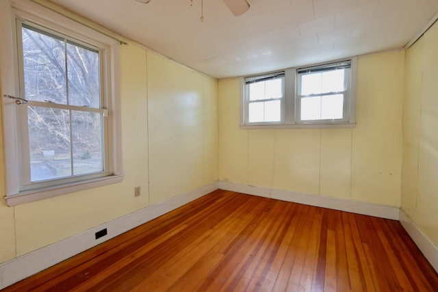 68 Boothby St, Augusta, ME 04330 - empty room with baseboards and hardwood / wood-style floors