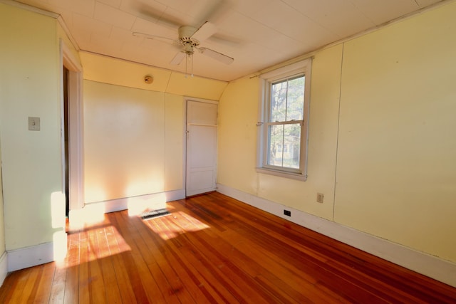 68 Boothby St, Augusta, ME 04330 - unfurnished bedroom with wood-type flooring and visible vents