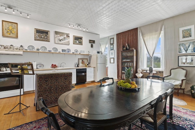 696 Bangor Rd, Troy, ME 04987 - dining room featuring light wood finished floors