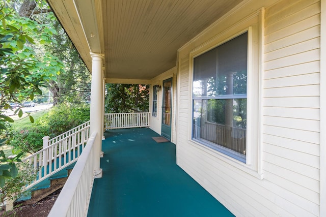 493 Main St, Eliot, ME 03903 - view of patio / terrace with a porch