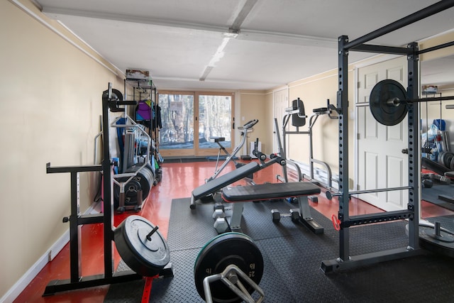 8 Spruce Point Rd, Kittery, ME 03904 - gym featuring baseboards