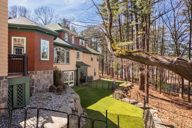 8 Spruce Point Rd, Kittery, ME 03904 - view of yard with fence