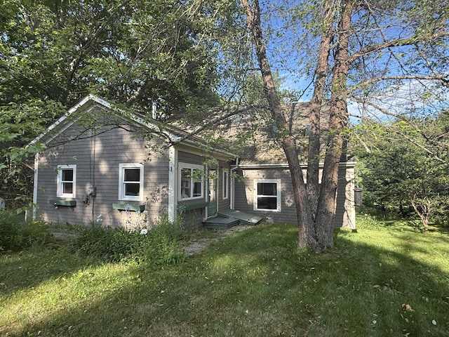 3454 Friendship Rd, Waldoboro, ME 04572 - view of side of property with a yard