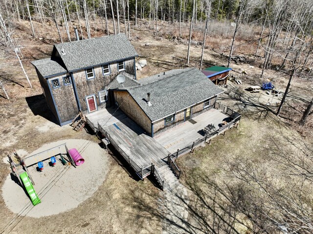 92 Trout Brook Rd, Mariaville, ME 04605 - bird's eye view