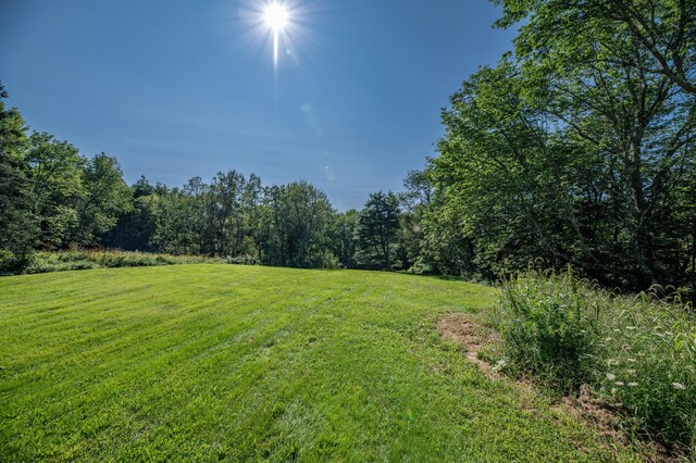 1135 E Pittston Rd, Pittston, ME 04345 - view of yard featuring a wooded view