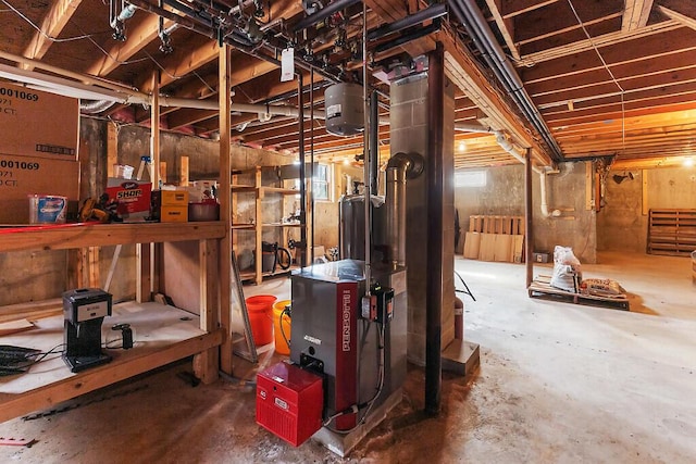 view of basement