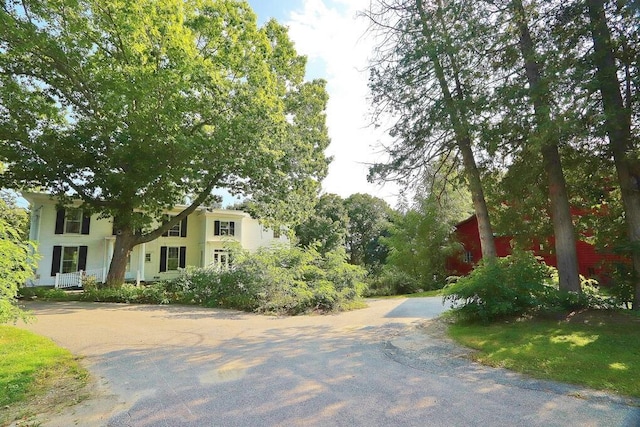 view of street with driveway