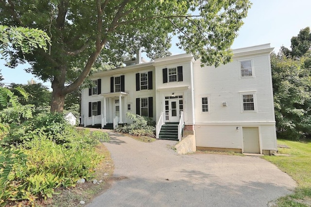 view of colonial-style house