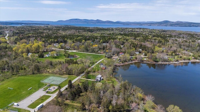 138 Hewes Point Rd, Islesboro, ME 04848 - view of property location featuring a water and mountain view