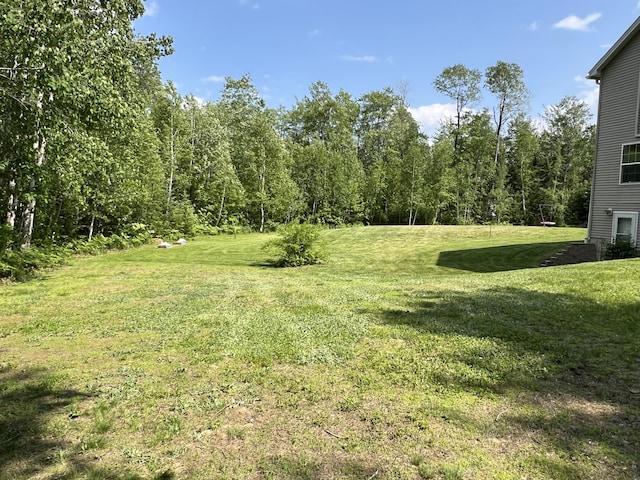 38 Dunston Dr, Glenburn, ME 04401 - view of grassy yard