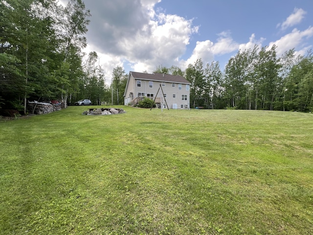 38 Dunston Dr, Glenburn, ME 04401 - view of grassy yard